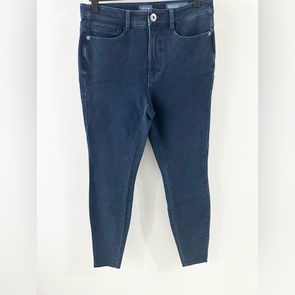 J. Jill Denim Premium Flex High Rise Leggings Dark Wash Size 6 - Picture 5 of 7